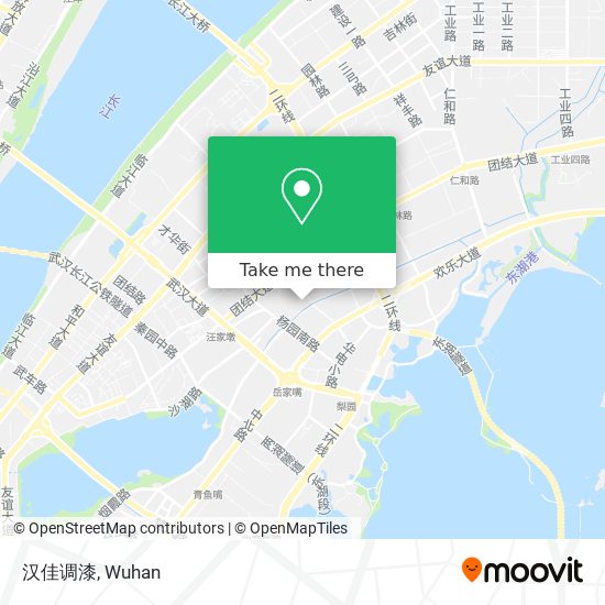 汉佳调漆 map