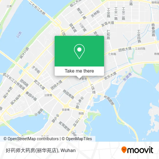 好药师大药房(丽华苑店) map