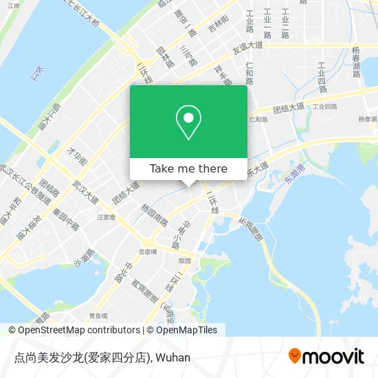 点尚美发沙龙(爱家四分店) map