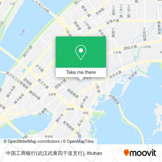 中国工商银行(武汉武青四干道支行) map