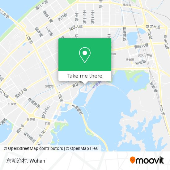 东湖渔村 map