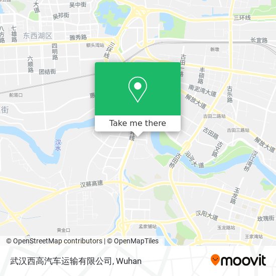武汉西高汽车运输有限公司 map