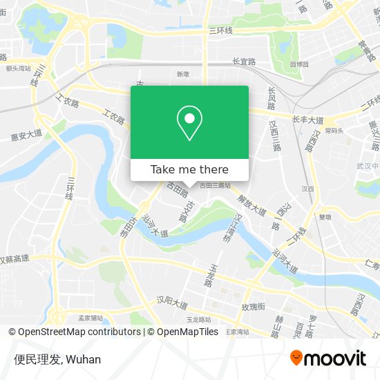 便民理发 map