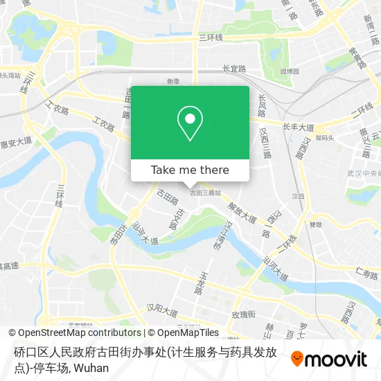 硚口区人民政府古田街办事处(计生服务与药具发放点)-停车场 map