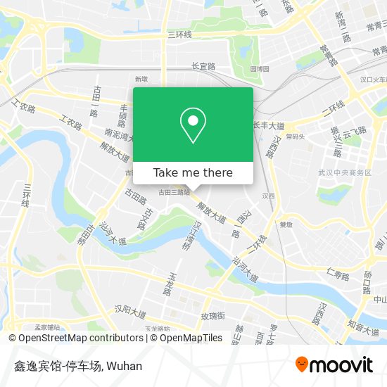 鑫逸宾馆-停车场 map