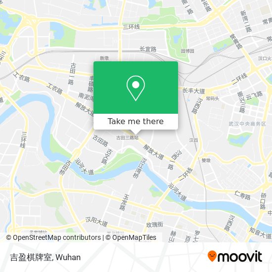 吉盈棋牌室 map