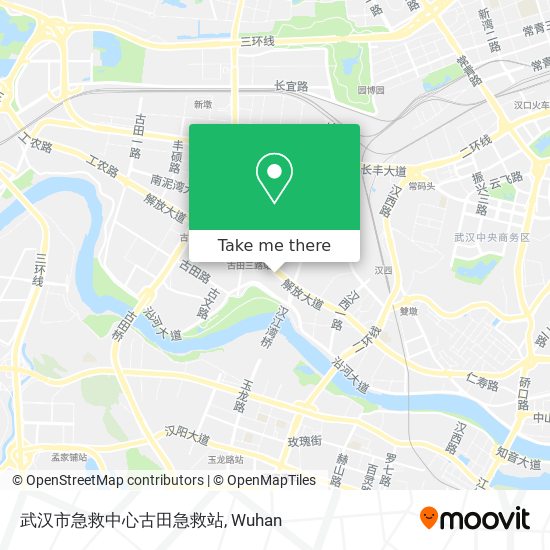 武汉市急救中心古田急救站 map