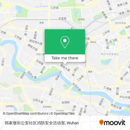 韩家墩街公安社区消防安全活动室 map