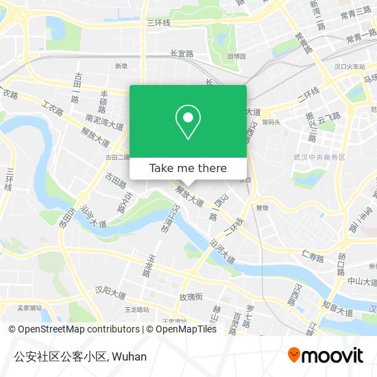 公安社区公客小区 map