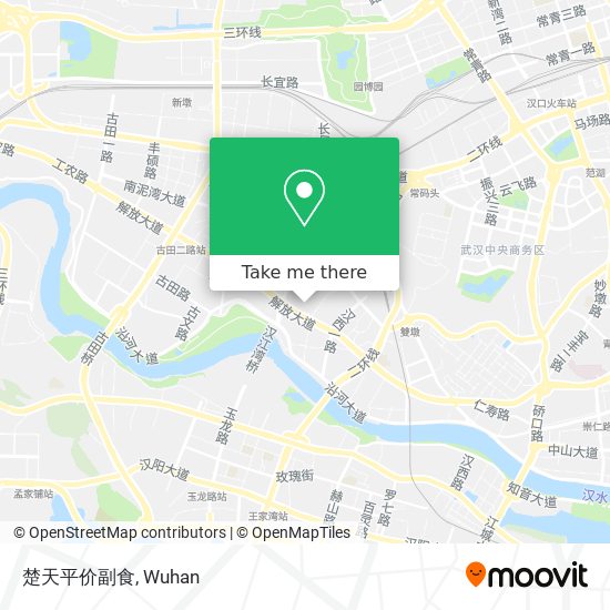 楚天平价副食 map