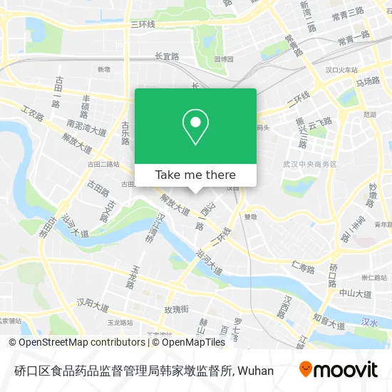 硚口区食品药品监督管理局韩家墩监督所 map