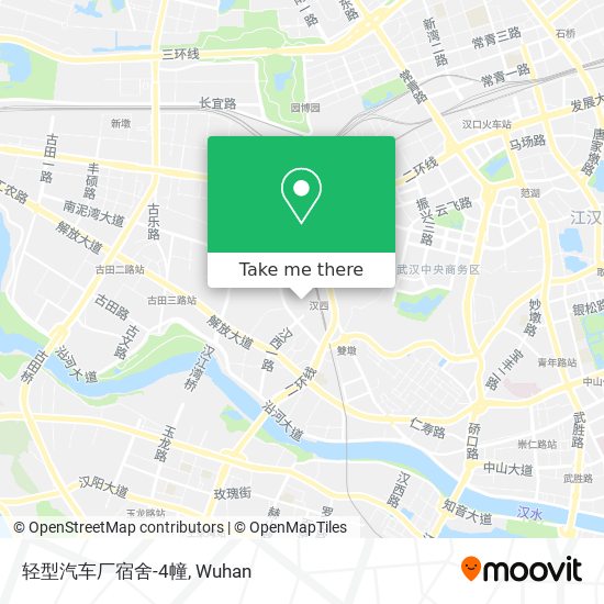 轻型汽车厂宿舍-4幢 map