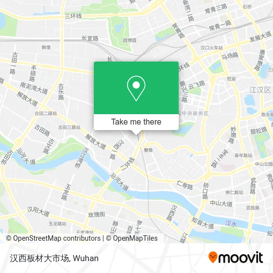 汉西板材大市场 map