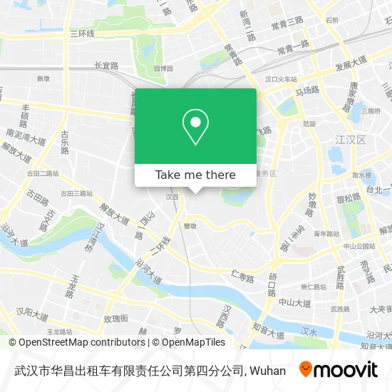 武汉市华昌出租车有限责任公司第四分公司 map