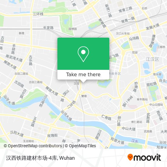 汉西铁路建材市场-4库 map