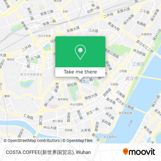 COSTA COFFEE(新世界国贸店) map