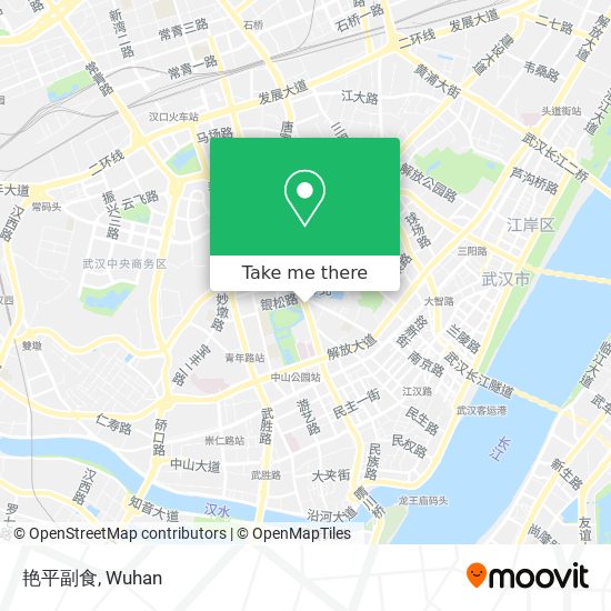 艳平副食 map