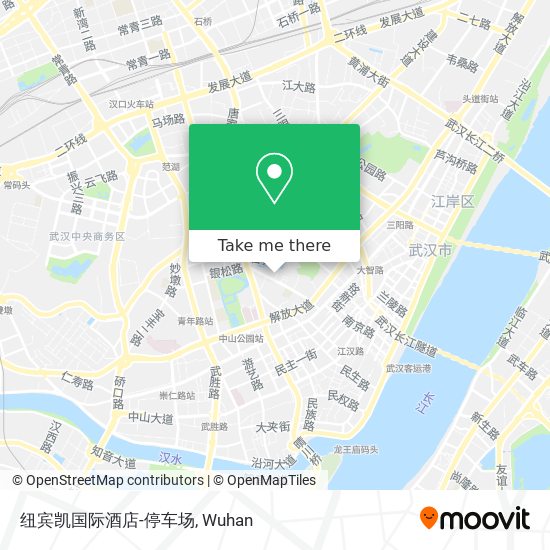 纽宾凯国际酒店-停车场 map