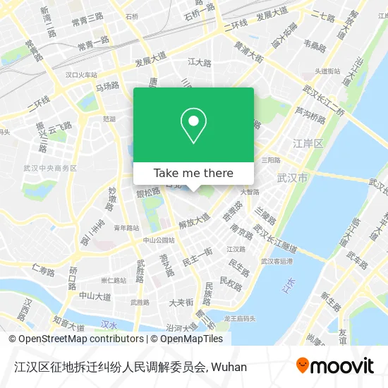 江汉区征地拆迁纠纷人民调解委员会 map