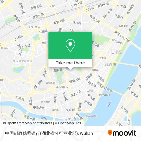 中国邮政储蓄银行(湖北省分行营业部) map