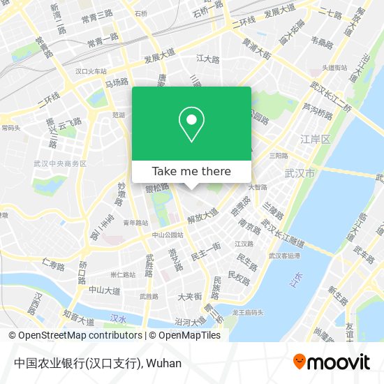 中国农业银行(汉口支行) map