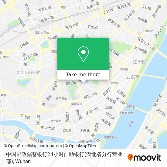 中国邮政储蓄银行24小时自助银行(湖北省分行营业部) map