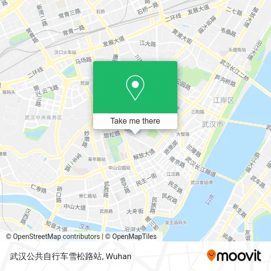 武汉公共自行车雪松路站 map