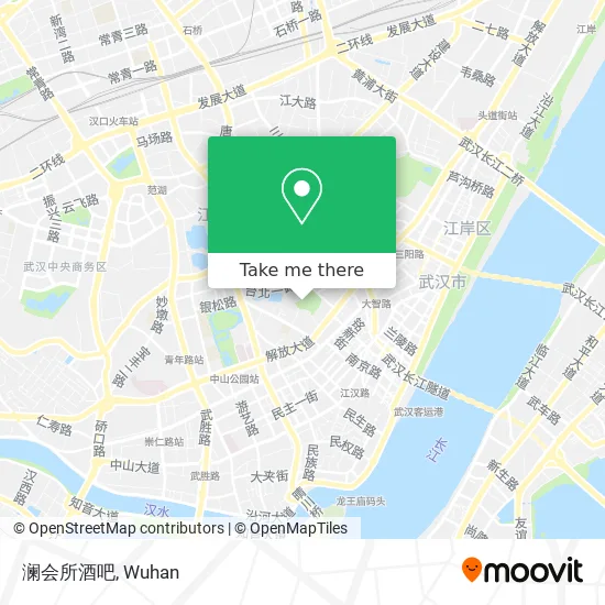 澜会所酒吧 map