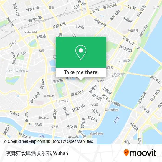夜舞狂饮啤酒俱乐部 map