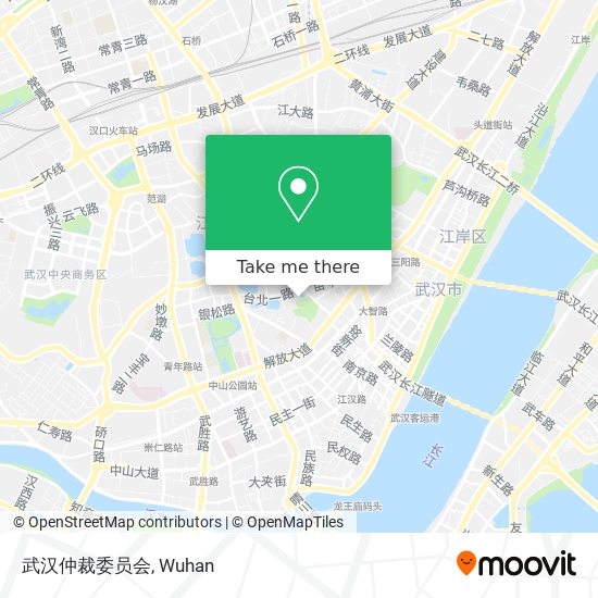 武汉仲裁委员会 map