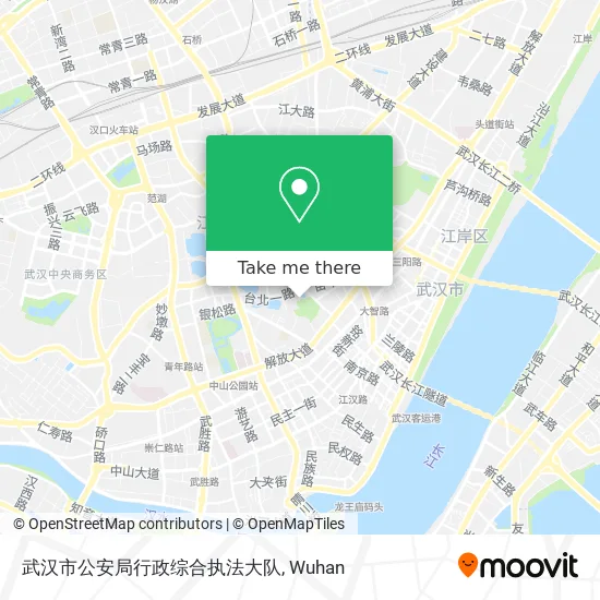 武汉市公安局行政综合执法大队 map