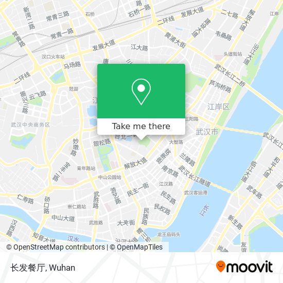 长发餐厅 map