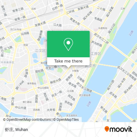 虾庄 map