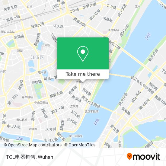 TCL电器销售 map