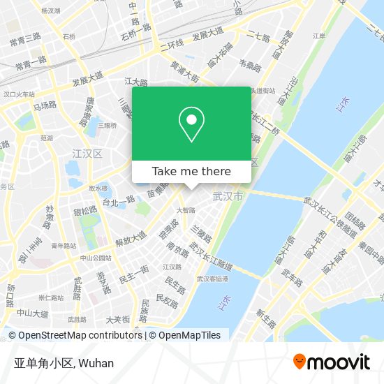 亚单角小区 map