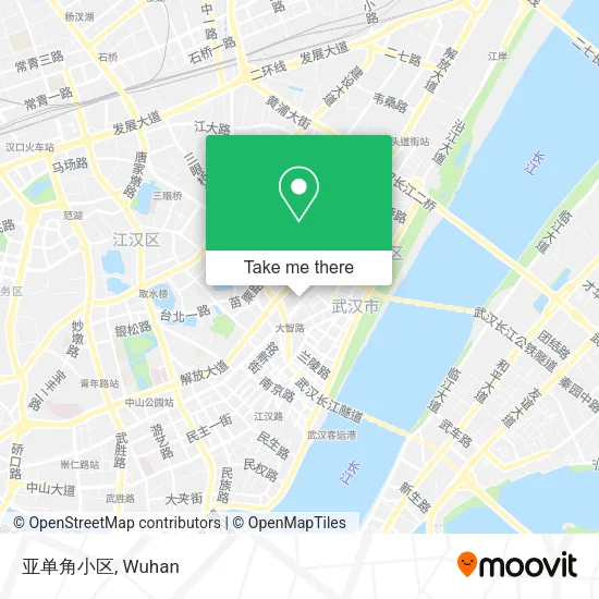 亚单角小区 map