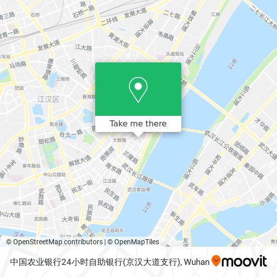 中国农业银行24小时自助银行(京汉大道支行) map