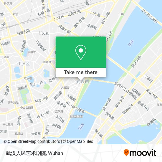 武汉人民艺术剧院 map