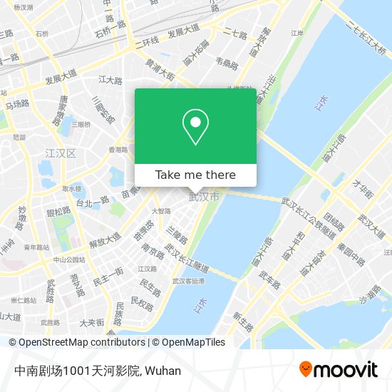 中南剧场1001天河影院 map