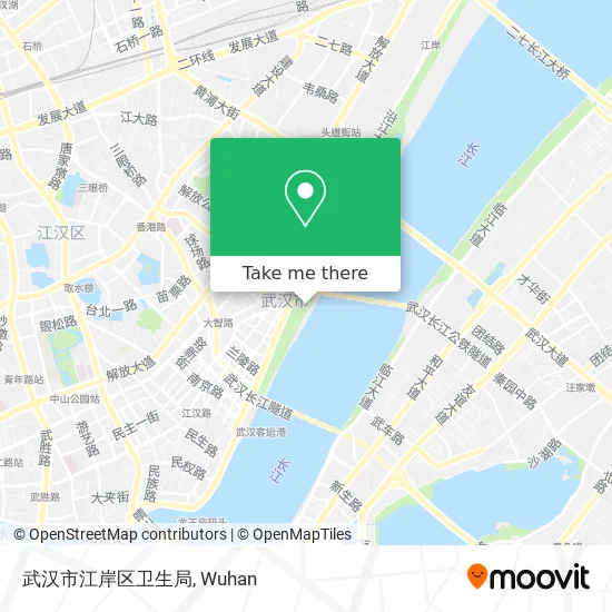 武汉市江岸区卫生局 map