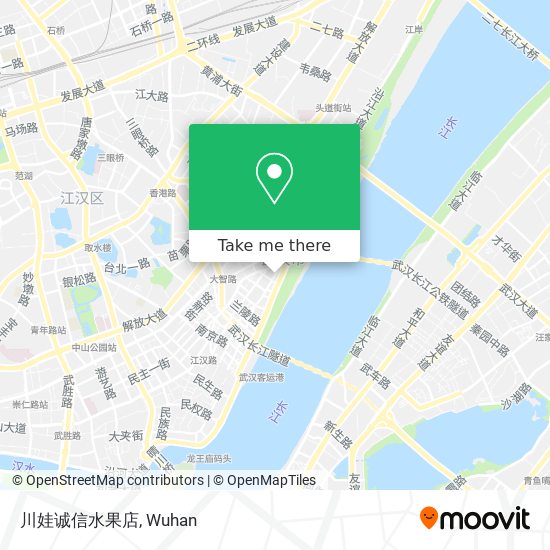 川娃诚信水果店 map