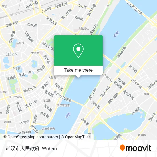 武汉市人民政府 map