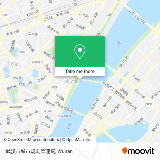 武汉市城市规划管理局 map