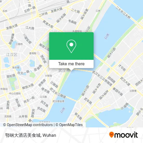 鄂钢大酒店美食城 map