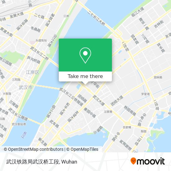 武汉铁路局武汉桥工段 map
