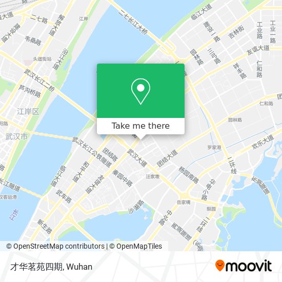 才华茗苑四期 map