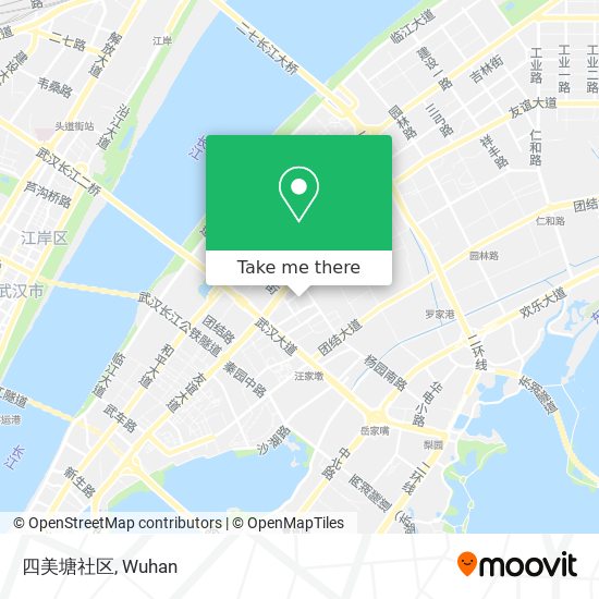 四美塘社区 map