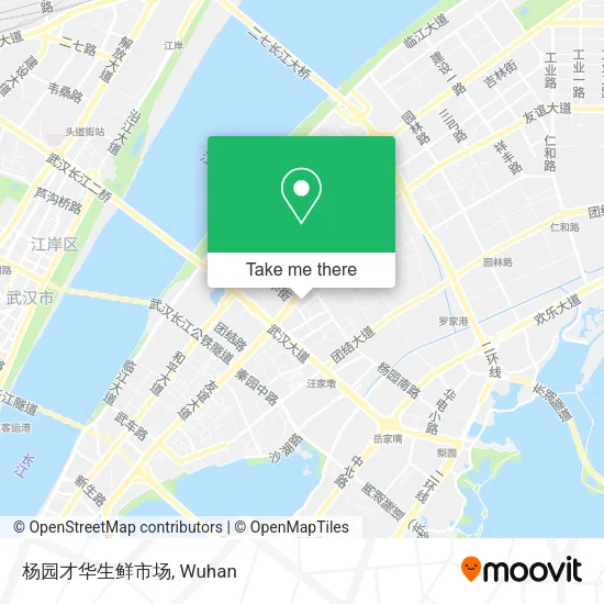 杨园才华生鲜市场 map