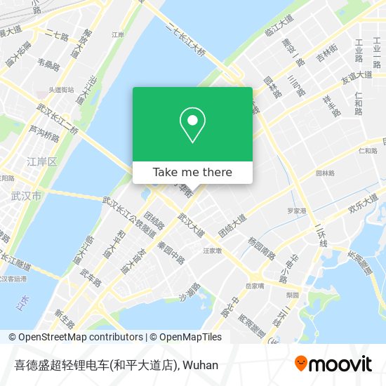 喜德盛超轻锂电车(和平大道店) map
