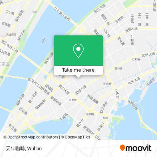 天年咖啡 map